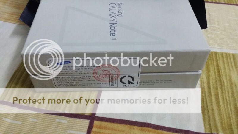 SamSung Note 4 Màu Gold New Bảo Hành 12 Tháng chưa khui Hộp!