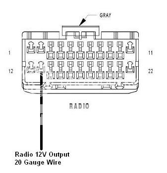 Turn-on Amp wire from Stock TJ Radio - JeepForum.com