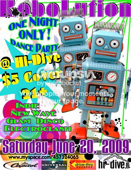 Hi-Dive,Robolution,Kitchy Ami,Matt Black